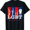 Bourbon Drinking Liberty Guns Bourbon Trump Lgbt T-Shirt