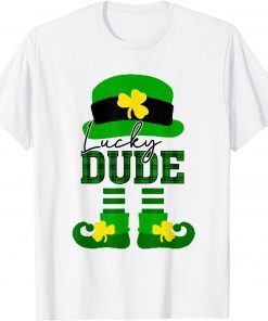 Boys Kids Lucky Dude Green Buffalo Cute leprechaun Hat Shoes Classic Shirt