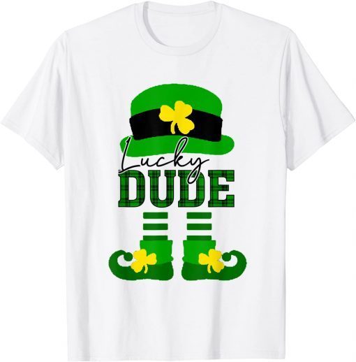 Boys Kids Lucky Dude Green Buffalo Cute leprechaun Hat Shoes Classic Shirt