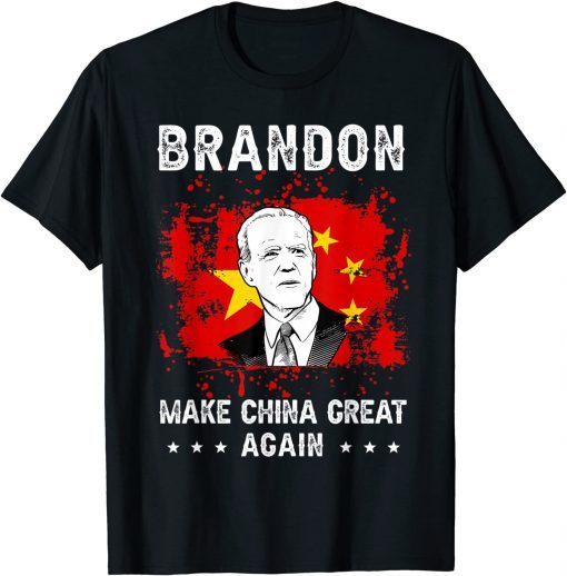 Brandon Make China Great Again Anti-Biden Gift Shirt