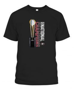 Bulldogs 2021 National Champions Trophy Gift Shirt