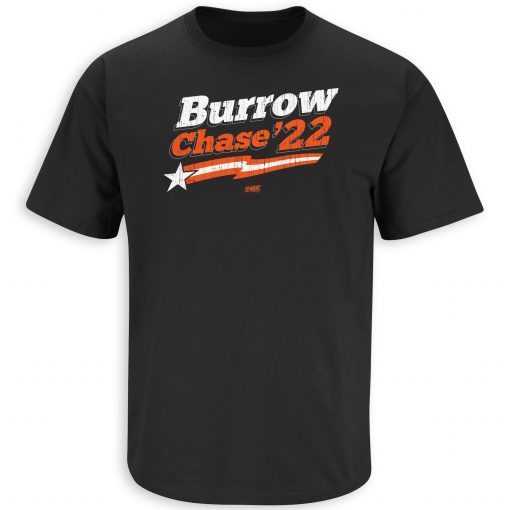 Burrow - Chase '22 Cincinnati Pro Football T-Shirt