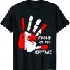 Canadian Flag Hand Finger Pride Heritage Canada Unisex Shirt