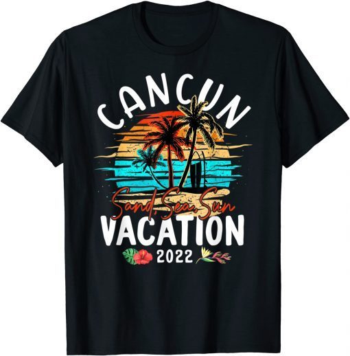 Cancun Mexico Vacation 2022 Matching Family Group Limited Shirt