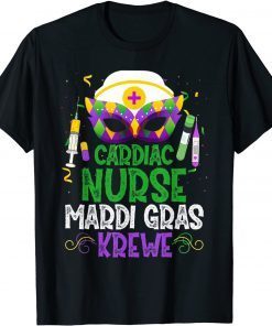 Cardiac Nurse Krewe Mask Mardi Gras Carnival Party Limited Shirt