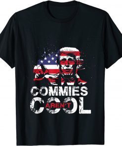 Commies Aren't Cool Trump USA Flag Unisex Shirt