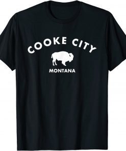 Cooke City Montana Buffalo - Backcountry Skiing & Sledding Gift Shirt