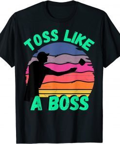 Cornhole Toss Like A boss Vintage Cornhole Player Gift Shirt