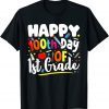 Cute Happy 100Th Day Of School 1St Grade Teacher Gift Shirt