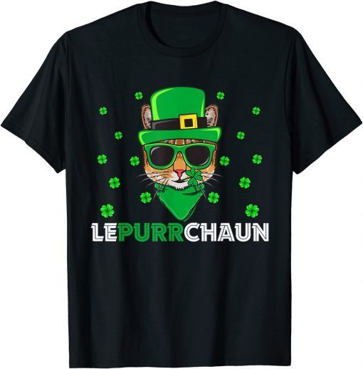 Cute Lepurrchaun Leprechaun Cat Lover Saint Patrick's Day Unisex Shirt