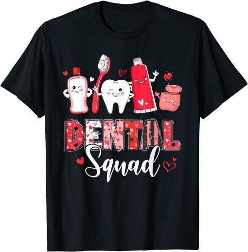 Dental Squad Dental Assistant Dentist Happy Valentine's Day Classic Shirt