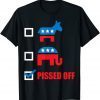 Donkey Elephant Pissed Off 2020 Election Trump Democrat Classic Shirt