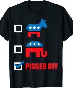 Donkey Elephant Pissed Off 2020 Election Trump Democrat Classic Shirt