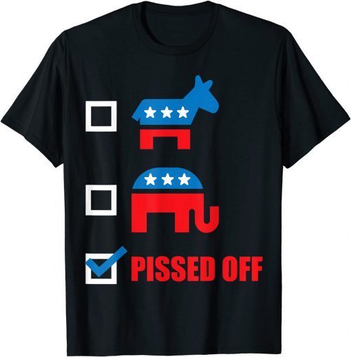 Donkey Elephant Pissed Off 2020 Election Trump Democrat Classic Shirt