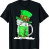 Draft Beer Joe Biden Lucky Shamrock Clover St Patrick's Day Limited Shirt