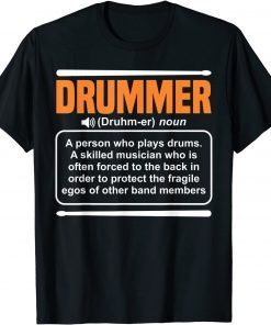 Drummer Definition For Drummer Limited Shirt