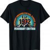 Established 1972 Born February Edition Legend Birthday Unisex Shirt