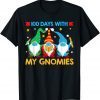 Face Mask Gnomes Squad 100 Days of School Unisex Shirt