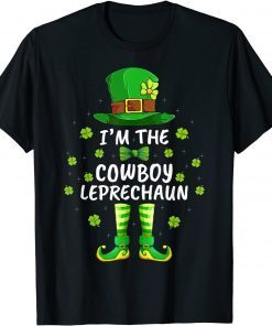 Family Matching I'm The Cowboy Leprechaun St Patrick's Day T-Shirt