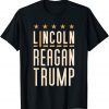 Favorite Presidents Trump Lincoln Reagan Trump Limited Shirt