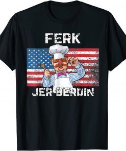 Ferk merch Jer Berdin America Flag Unisex T-Shirt