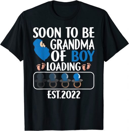 First Time Grandma Of Boy Soon To Be Grandma Est 2022 Unisex Shirt