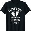 First Time Mommy 2022 New Mom Promoted to Mommy 2022 T-Shirt