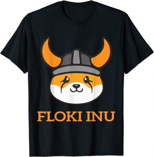 Floki Inu Coin Crypto Token Cryptocurrency Blockchain Wallet Gift Shirt