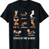 Foxes Of The World Funny Fox Animals Educational Unisex Shirt