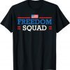 Freedom Squad American Flag Matching 4th Of July Classic Shirt