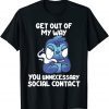 Geh mir aus dem Weg du unnötiger Sozialkontakt, Sloth Gift Shirt