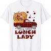 Gnome Vintage Truck Love Being Lunch Lady Valentines Day Classic Shirt