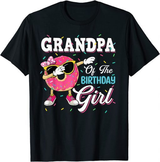 Grandpa Of The Birthday Girl Donut Matching Family Unisex Shirt