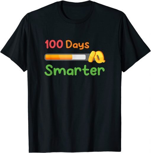 Happy 100th Day Of School Cool 100 Days Smarter Gamer Unisex Shirt