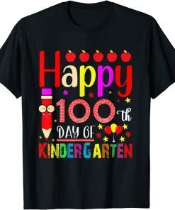 Happy 100th Day Of School Kindergarten Classic Shirt