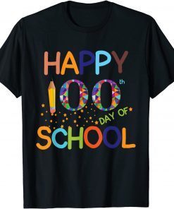 Happy 100th Day Of School Teachers Child Grade Pre-K Limited Shirt