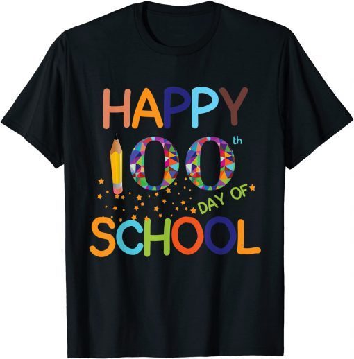 Happy 100th Day Of School Teachers Child Grade Pre-K Limited Shirt