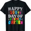 Happy 100th Day of Kindergarten Teaching Students Classic Shirt