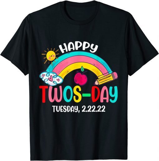 Happy 2-22-22 Twosday Tuesday February 22nd 2022 Numerology Unisex Shirt