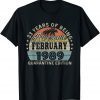 Happy 33rd Birthday Decoration Awesome Since February 1989 Unisex Shirt