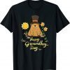 Happy Groundhog Day 2nd February Celebration Cute Woodchuck Classic T-Shirt