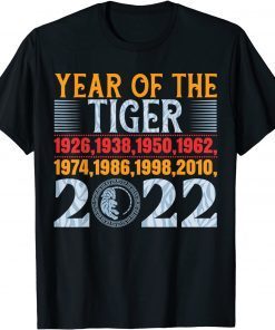 Happy New Year 2022 Year Of The Tiger Eve Party Supplies Unisex Shirt