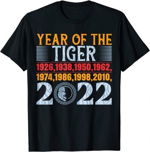 Happy New Year 2022 Year Of The Tiger Eve Party Supplies Unisex Shirt