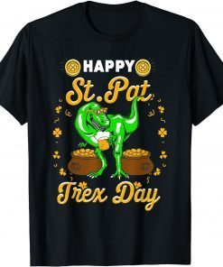 Happy St Pat Trex Day Dino St Patricks Day 2022 Unisex Shirt