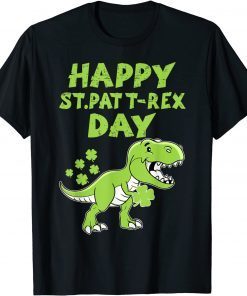 Happy St Pat Trex Day Dino St Patricks Day Limited Shirt