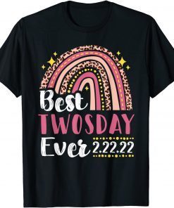 Happy Twosday 2022 Pink Leopard Twos Day 2-22-22 Classic Shirt