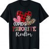 Happy Valentines Day Cupid's Favorite Realtor Teaching Lover Classic Shirt