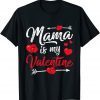Hearts Mama Is My Valentines Day Mothers Day Classic Shirt