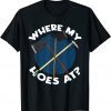 Hoeing Ain't Easy Gardening Lawn Caretaker Gift T-Shirt