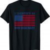 I Identify As Non-Bidenary Vintage Grunge American Flag Classic Shirt